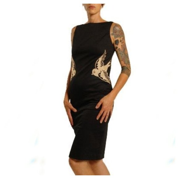 Sailor Jerry Dresses & Skirts - Sailor Jerry Tattoo Bird Pencil Dress